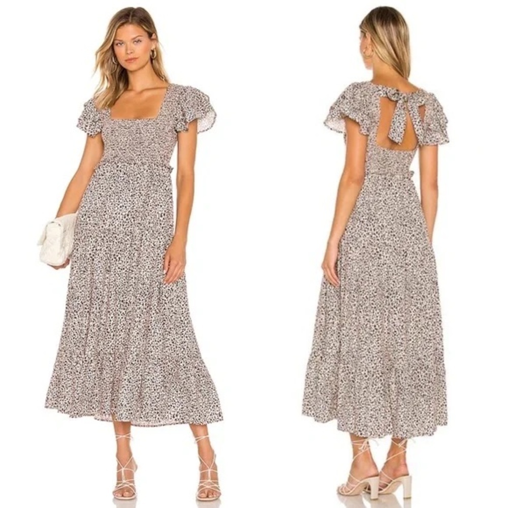 NWOT Revolve MAJORELLE Jade Dress in Zahara Leo Coastal Cowgirl Cottagecore M